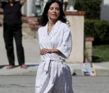 Courteney Cox sur le tournage de sa nouvelle série. 25/03/09