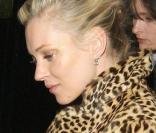 Kate Moss à la sortie du Groucho Club hier soir à Londres