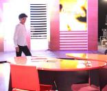 Rachida Dati et Mireille Dumas pendant l'enregistrement de l'émission sur France 3 Vie privée, vie publique, diffusée le 30 mars.