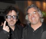 Tim Burton et Paul Greengrass lors de la soirée Empire Film Awards à Londres le 29 mars 2009