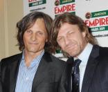 Viggo Mortensen et Sean Bean lors de la soirée Empire Film Awards à Londres le 29 mars 2009