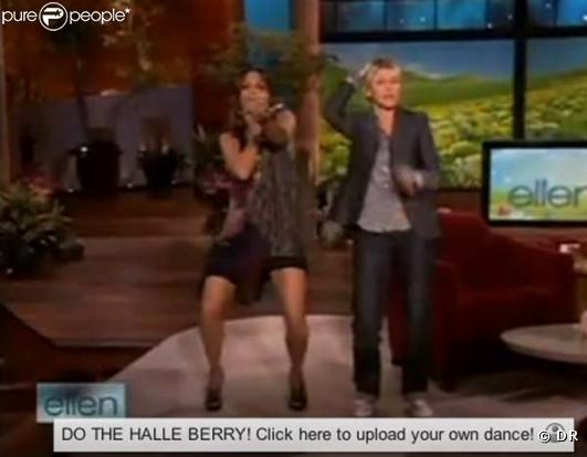 Halle Berry danse sur le plateau d'Ellen DeGeneres