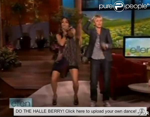 Halle Berry danse sur le plateau d'Ellen DeGeneres