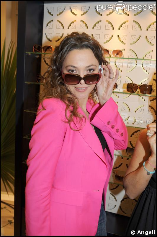 Sandrine Quétier au lancement de la collection Eyewear Paul & Joe