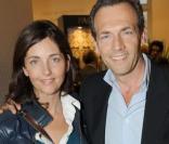 Cristina Reali et Stéphane Freiss au lancement de la collection Eyewear Paul & Joe