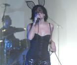 Lily Allen en concert, le 2 avril 2009, au Wiltern Theatre de Los Angeles