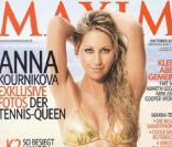 Anna Kournikova mise à nu pour le magazine 