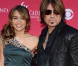 Miley Cyrus et son père Billy Ray 