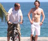 Thom Yorke et Radiohead en plein effort au soleil d'Ipanema, le 19 mars 2009