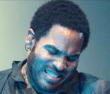 Lenny Kravitz sur scène le 6 avril au studio TSF d'Aubervilliers, pour célébrer ses 20 ans de carrière et annoncer sa tournée européenne