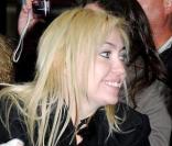 Brandi Cyrus à New York pour la promotion du film Hannah Montana avec sa soeur Miley Cyrus le 7 avril 2009