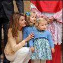 Letizia d'Espagne radieuse en famille avec ses petites filles irrésistibles !