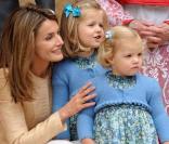 Letizia et ses filles Leonor et Sofia ont célébré Pâques hier à Palma de Majorque