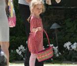 Jennifer Garner, Ben Affleck et Violet fêtent Pâques chez des amis, à Los Angeles, le 12 avril 2009