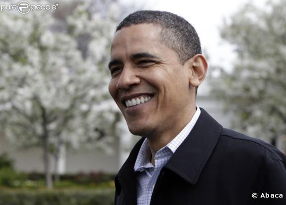 Barack Obama lors du lundi de Pâques à la Maison Blanche le 13 avril 2009