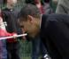 Barack Obama lors du lundi de Pâques à la Maison Blanche le 13 avril 2009