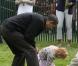 Barack Obama lors du lundi de Pâques à la Maison Blanche le 13 avril 2009