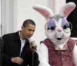 Barack Obama lors du lundi de Pâques à la Maison Blanche le 13 avril 2009