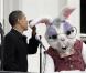 Barack Obama lors du lundi de Pâques à la Maison Blanche le 13 avril 2009