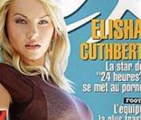 La belle Elisha Cuthbert, en couverture de 