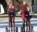 Shauna Sand et son futur ex-mari le français Romain Chavent 