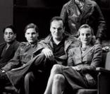 Quentin Tarantino et l'équipe de son film Inglorious Basterds dont Mélanie Laurent, Brad Pitt et Diane Kruger 