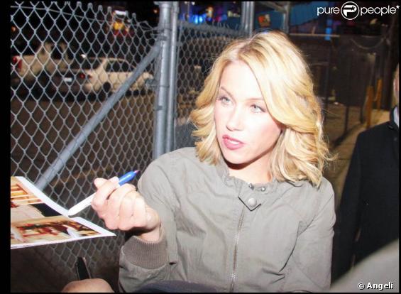 Christina Applegate quitte le plateau de Jimmy Kimmel. 15/04/09