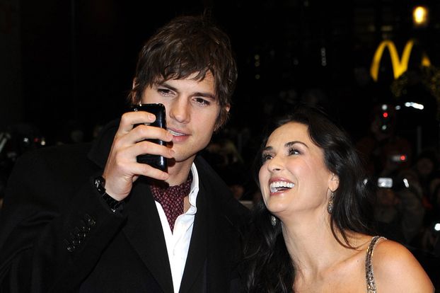 Ashton Kutcher et sa femme Demi Moore