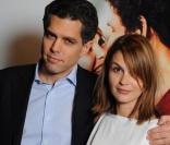 Barbara Schulz et son époux Romain Hatchuel à la première de Celle que j'aime