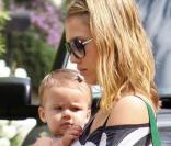 Jessica Alba et la petite Honor