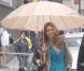 Beyoncé arrivant au David Letterman Show à New York, le mercredi 22 avril 2009
