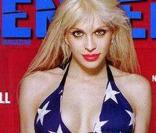 Courtney Love en couverture de Maxim 