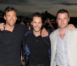 Hugh Jackman, Taylor Kitsch et Liev Schreiber, à Tempe, en Arizona, à l'occasion de l'avant-première mondiale de 