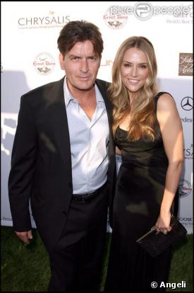 Charlie Sheen et sa femme