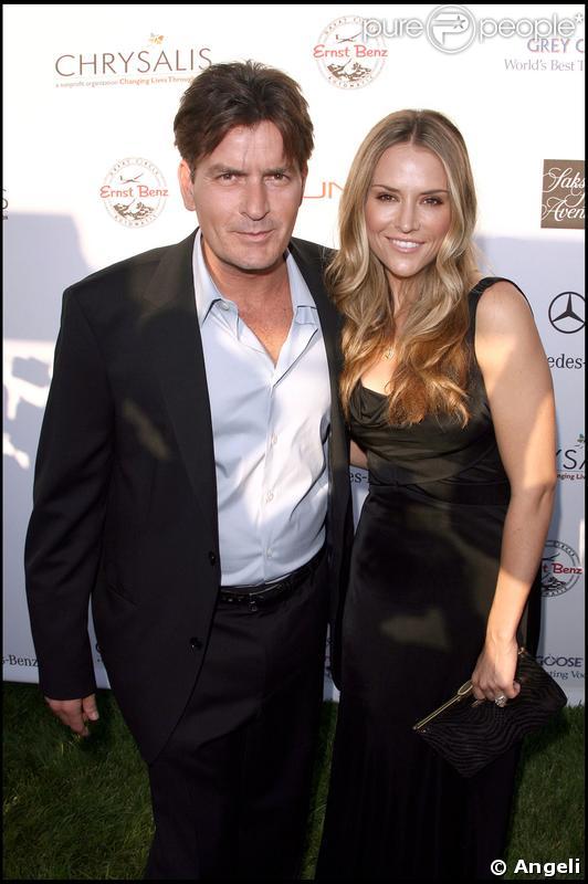 Charlie Sheen et sa femme