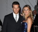 Gisele Bündchen et son mari Tom Brady lors de la soirée du Costume Institute au Metropolitan Museum of Art de New York, le 4 mai 2009