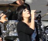 Lily Allen sur scène à Los Angeles le 3 avril 2009