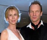 Sting et sa femme Trudie samedi soir lors du dîner des correspondants avec le président Barack Obama