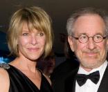 Steven Spielberg et sa femme samedi soir lors du dîner des correspondants avec le président Barack Obama