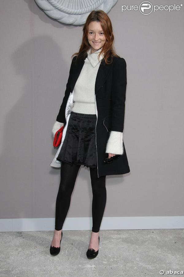 Audrey Marnay au défilé Printemps-Eté 2008 Chanel