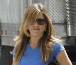 Jennifer Aniston sur le tournage de The Baster à New York le 11 mai 2009