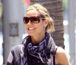 Heidi Klum et Seal accompagnés de leur fils Johan et d'un ami à Beverly Hills le 13 mai 2009