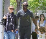 Heidi Klum et Seal accompagnés de leur fils Johan et d'un ami à Beverly Hills le 13 mai 2009