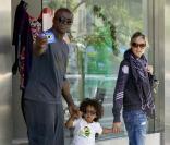 Heidi Klum et Seal accompagnés de leur fils Johan à Beverly Hills le 13 mai 2009