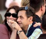 Carla Bruni et le Président Nicolas Sarkozy...