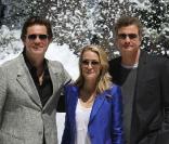 Jim Carrey, Robin Wright et Colin Firth présentent  A Christmas Carol  à Cannes. 18/05/09