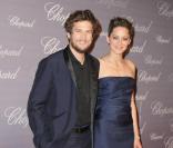 Guillaume Canet et Marion Cotillard lors de la soirée Trophée Chopard à Cannes le 18 mai 2009