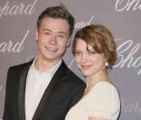 Léa Seydoux et David Kross lors de la remise du trophée Chopard à l'Hotel Martinez à Cannes le 18 mai 2009