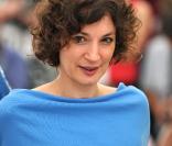 Jeanne Balibar lors du photocall à Cannes de Panique au village avec les réalisateurs Vincent Patar et Stéphane Aubier le 22 mai 2009