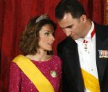 Letizia et Felipe en représentation officielle en juin 2008 